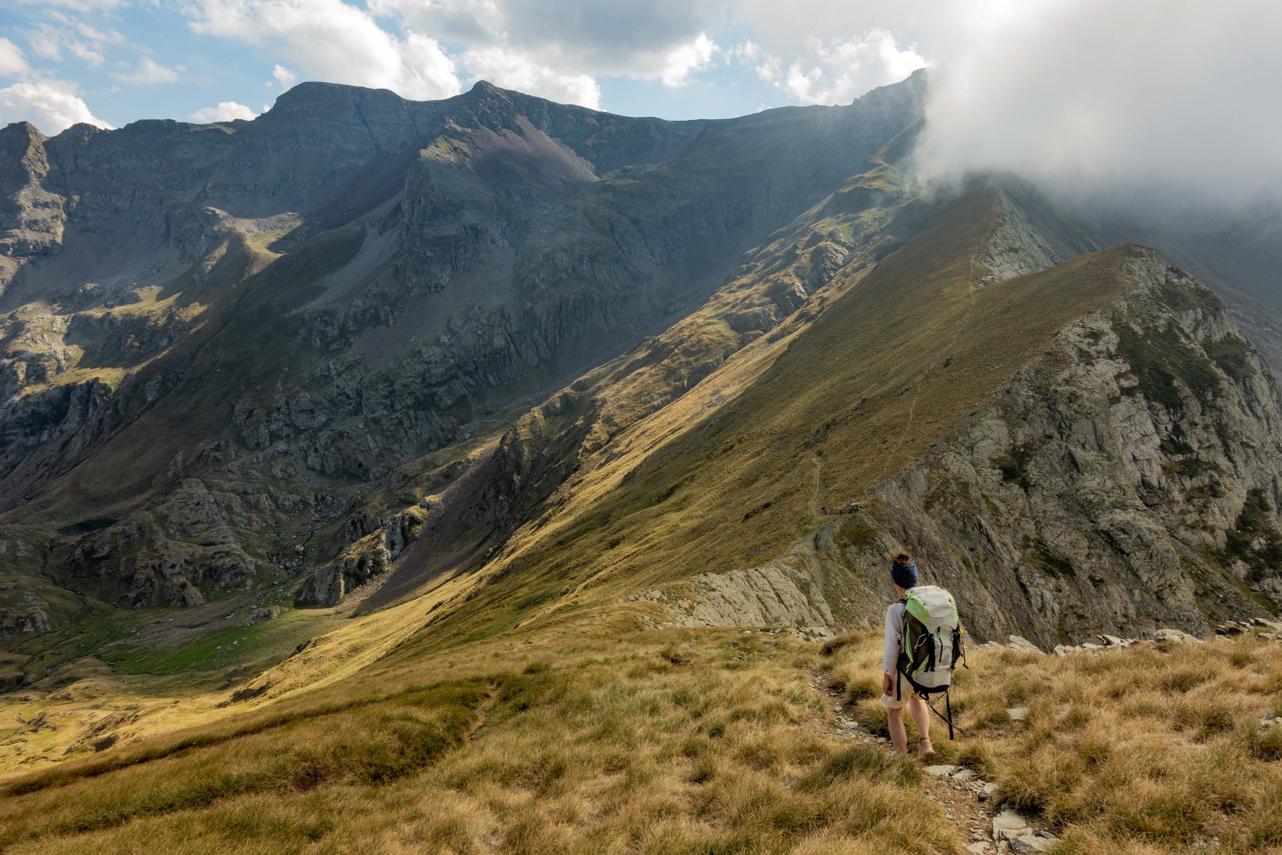 Sur les crêtes entre la France et l'Espagne