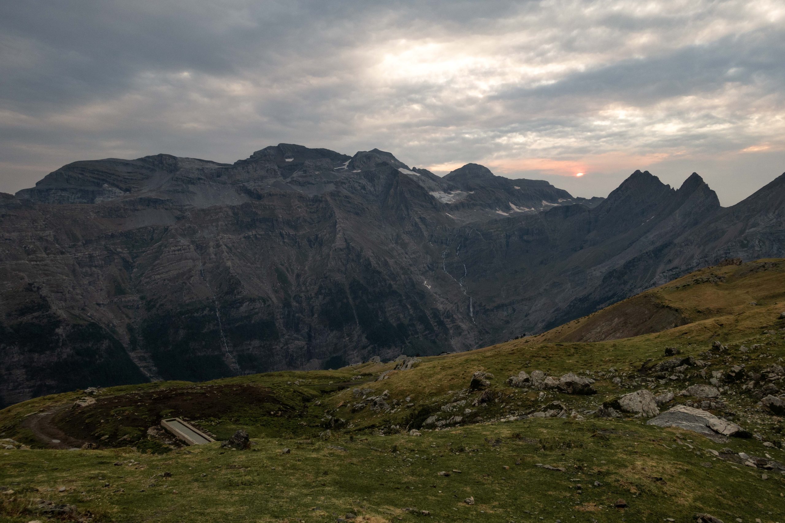 Coucher de soleil sur le Mont Perdu