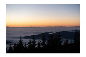 Réveil privilégié sur les crêtes vosgiennes !